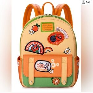 Disney Parks Loungefly Backpack Orange bird intl flower & garden festival Epcot